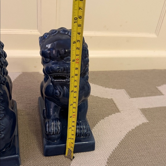 Threshold Blue Foo Dog Statues - Picture 5 of 6